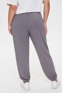 GREY Plus Size French Terry Joggers, image 4