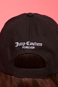 BLACK/WHITE Embroidered Juicy Cap, image 4