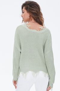 SAGE Ribbed Fringe Sweater, image 3