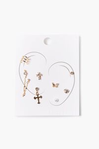 GOLD Variety Charm Earring Set, image 1