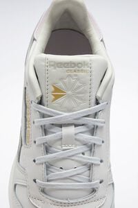 WHITE/GREY Reebok Classic Leather SP Shoes, image 5
