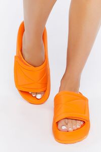 ORANGE Padded Slide Sandals, image 4