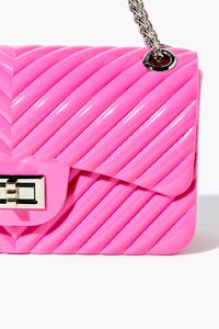 Chevron-Quilted Chain Crossbody Bag, image 5