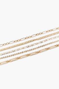 GOLD Chain Bracelet Set, image 1