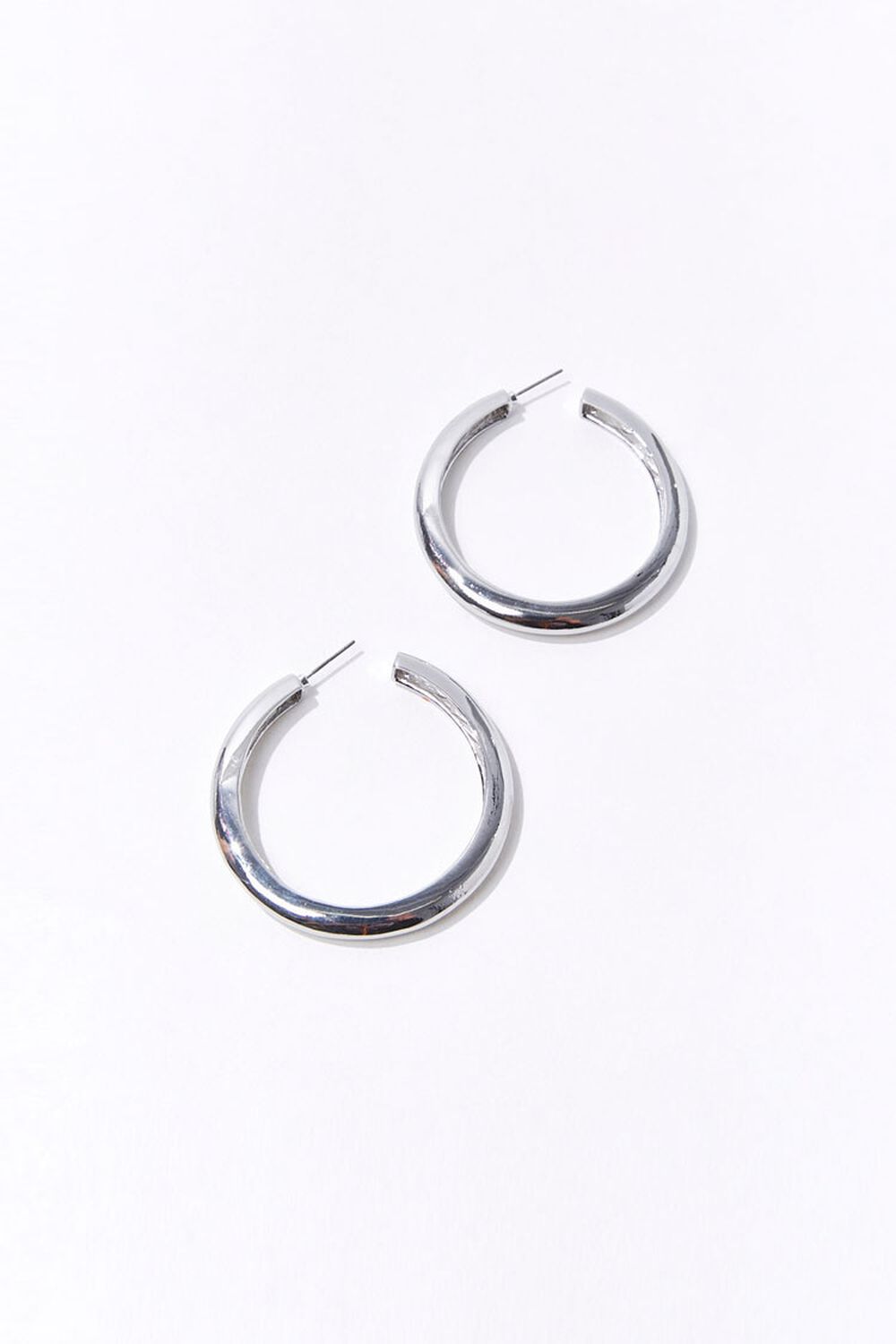 SILVER Upcycled Hoop Earrings, image 1