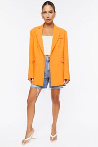 TANGERINE Notched Double-Breasted Blazer, image 4