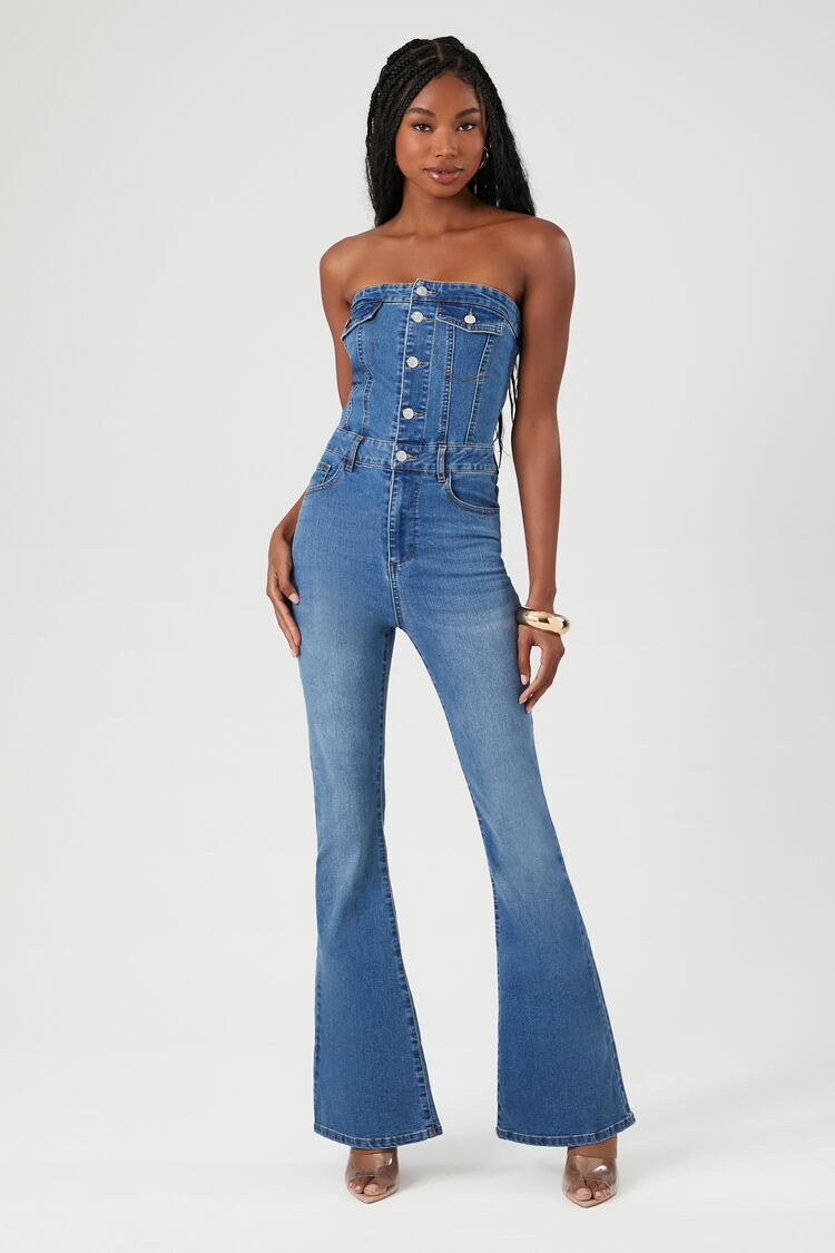 Flared Denim Jumpsuit by Madewell for $30 | Rent the Runway