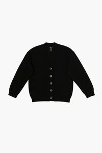 BLACK Kids Cardigan Sweater (Girls + Boys), image 1
