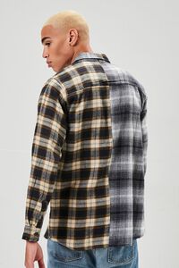 GREY/MULTI Reworked Plaid Button-Front Shirt, image 3