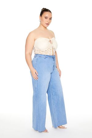 Womens Plus Size Baggy Jeans 