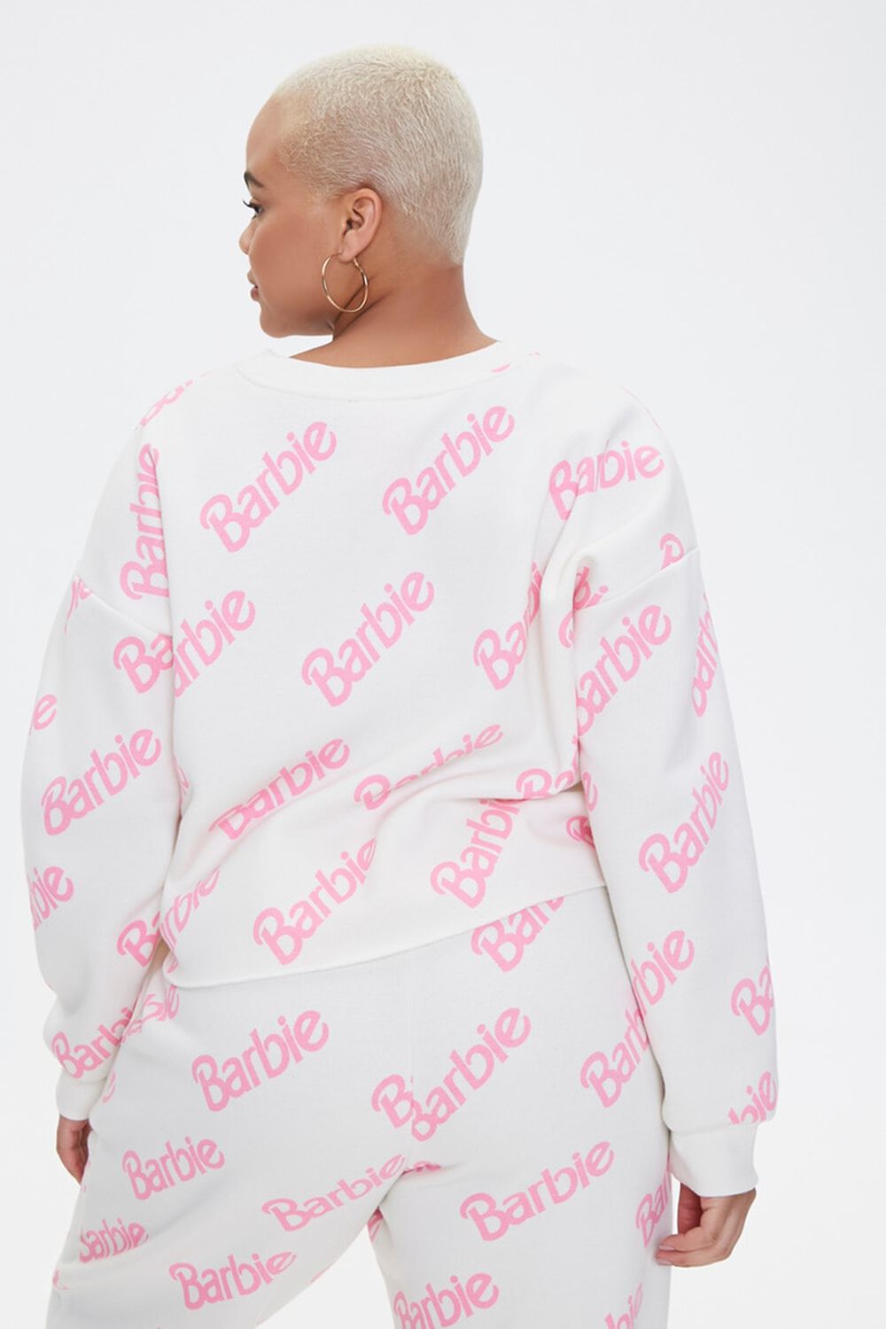 Plus Size Fleece Barbie™ Pullover, image 3
