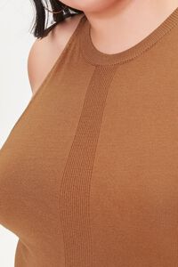CHESTNUT Plus Size Midi Sweater Dress, image 5