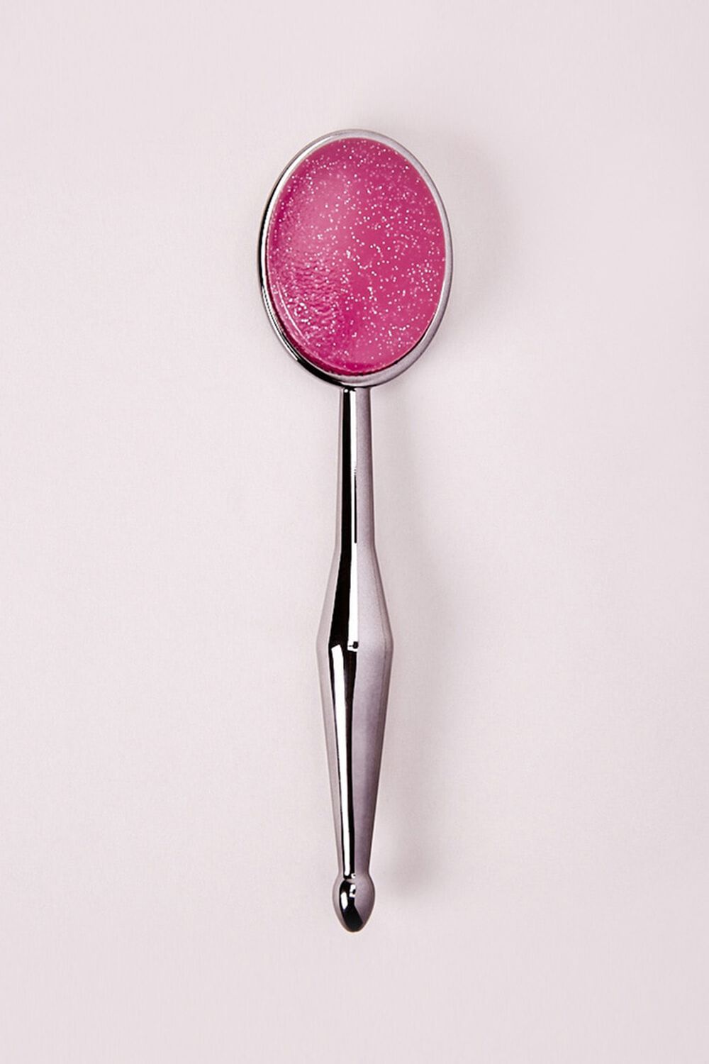 PINK Large Oval Silicone Cosmetic Brush, image 1
