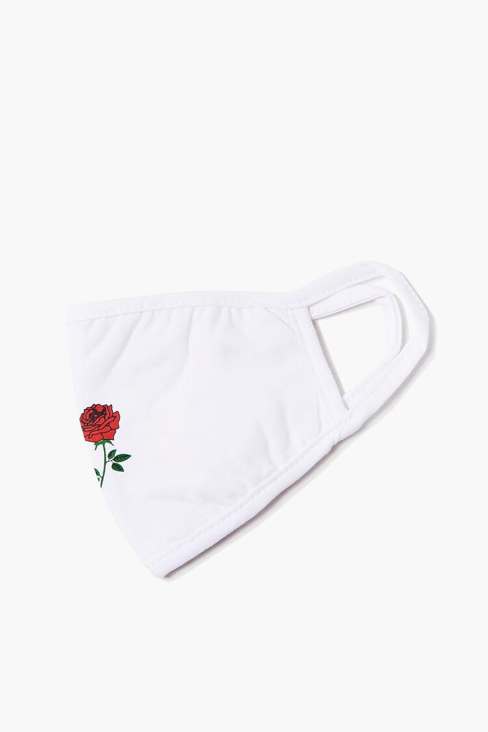 Men Embroidered Rose Graphic Face Mask, image 2
