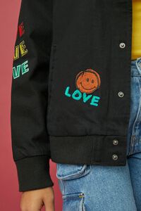 BLACK/MULTI Ron Bass Embroidered Jacket, image 6