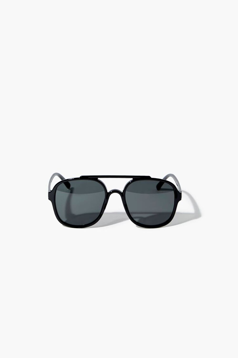 BLACK/BLACK Kids Aviator Frame Sunglasses (Girls + Boys), image 1