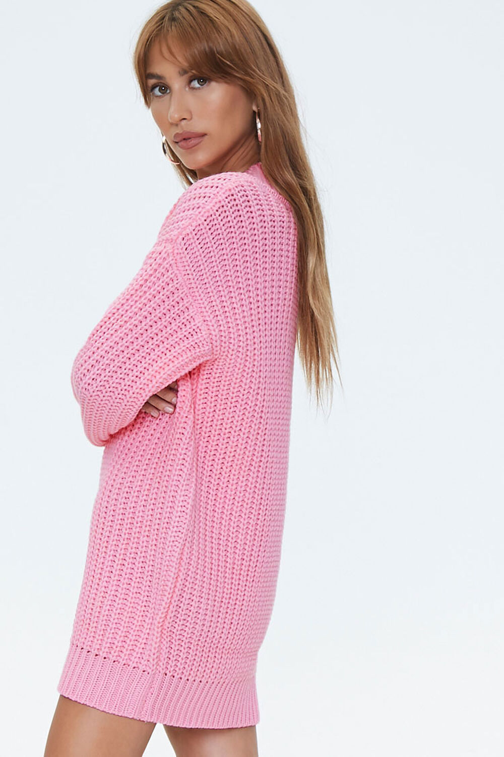 PINK Drop-Sleeve Sweater Dress, image 2