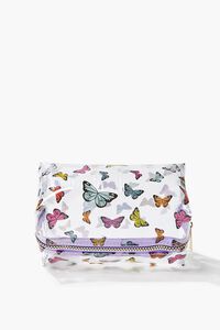 CLEAR Butterfly Print Transparent Square Bag, image 2