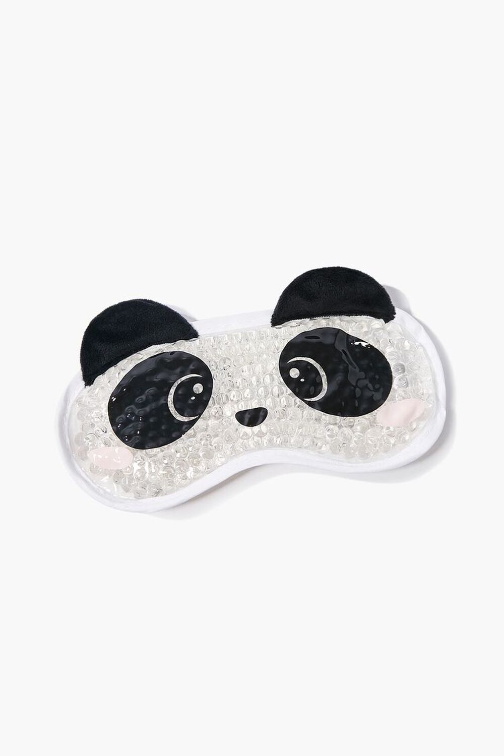 BLACK/MULTI Panda Graphic Eye Mask, image 1