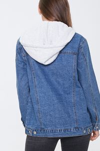 Hooded Denim Utility Jacket, image 3