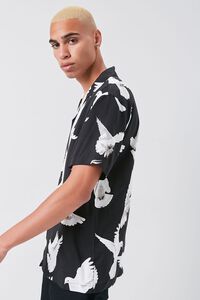 BLACK/WHITE Classic Fit Dove Print Shirt, image 2