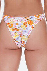 Floral Cheeky-Cut Bikini Bottoms, image 4