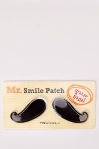BLACK Mr. Smile Patch, image 1
