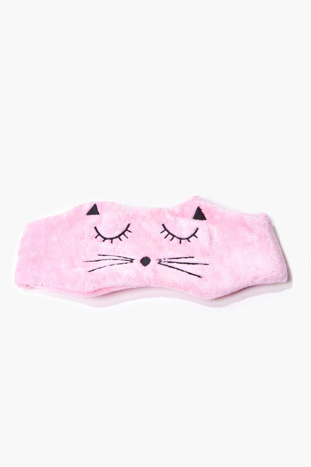 PINK Plush Cat Graphic Headwrap, image 1