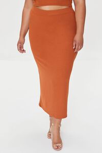 PRALINE Plus Size Crop Top & Maxi Skirt Set, image 5