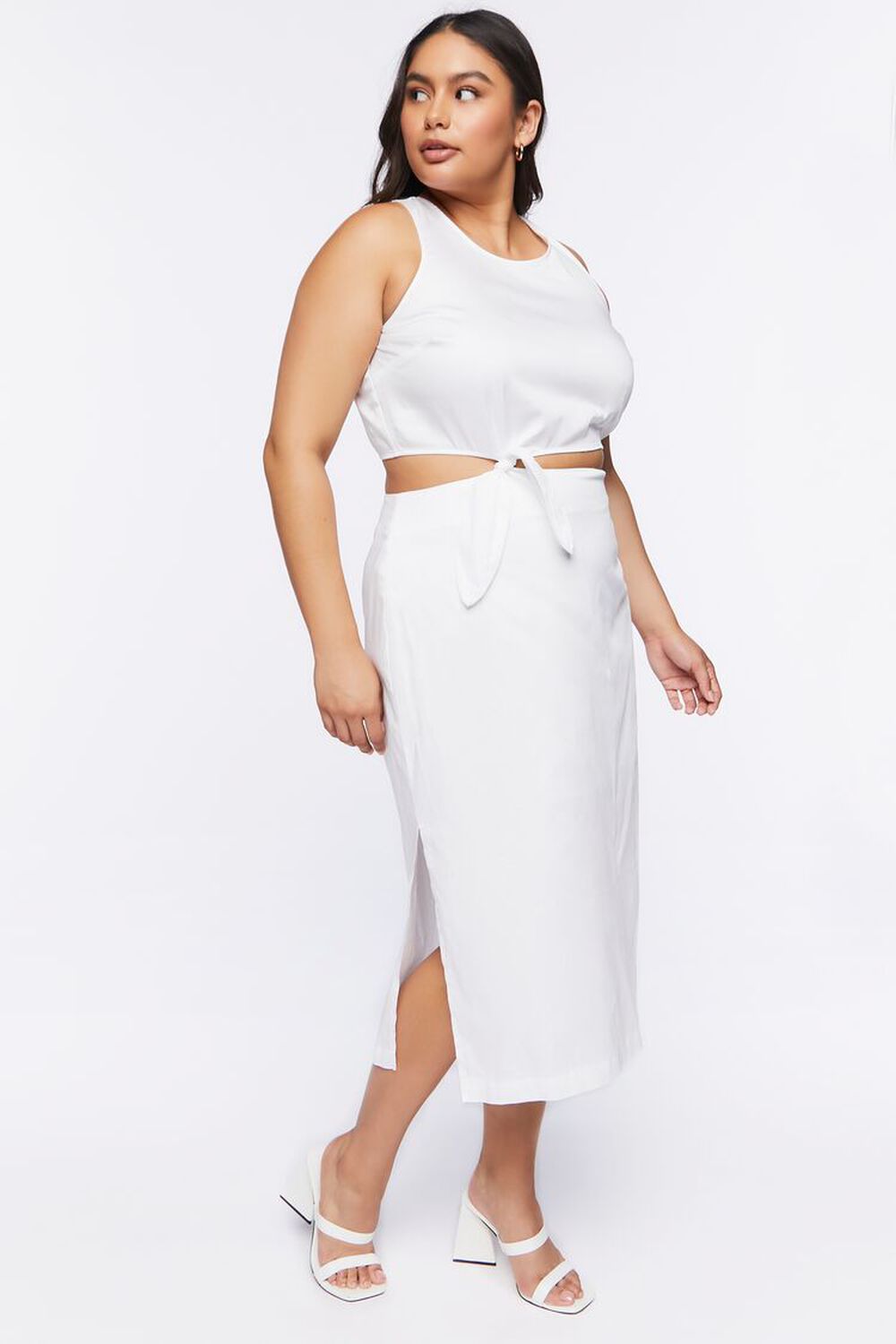Plus Size Cutout Midi Dress, image 2