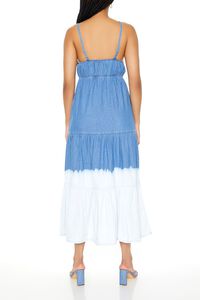 BLUE/WHITE Denim Dip-Dye Cami Maxi Dress, image 3