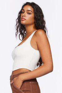 IVORY Cropped Tank Top, image 2