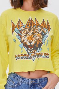 YELLOW/MULTI Def Leppard Graphic Long-Sleeve Tee, image 5