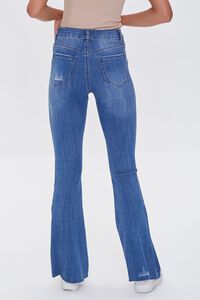Premium Distressed Flare Jeans, image 4