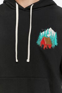 BLACK/MULTI Embroidered Cabin Hoodie, image 5