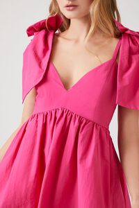 HIBISCUS Plunging Bow Babydoll Dress, image 6