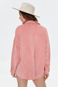 ROSE Corduroy Button-Front Shacket, image 3