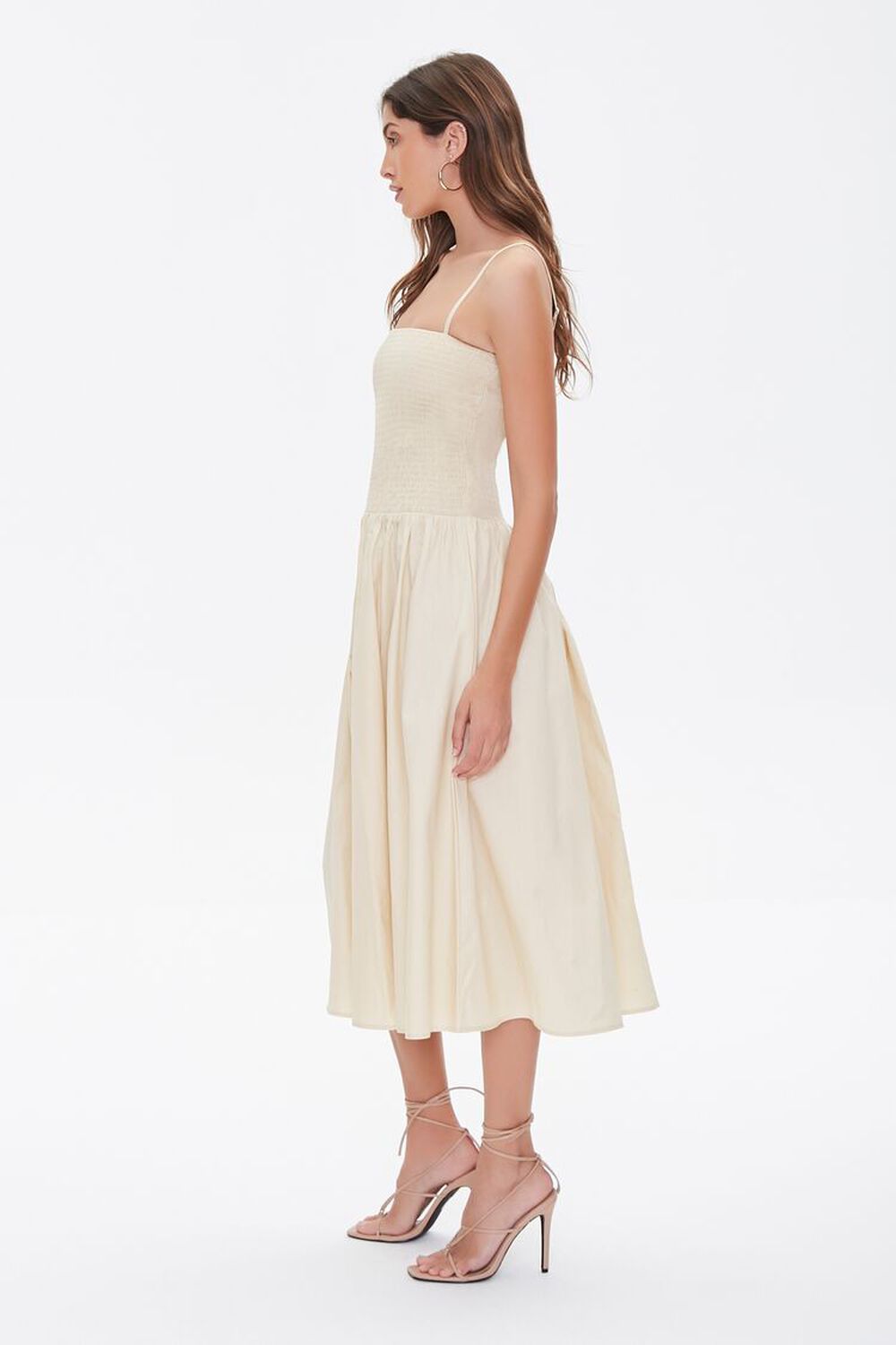 Smocked A-Line Cami Dress, image 2