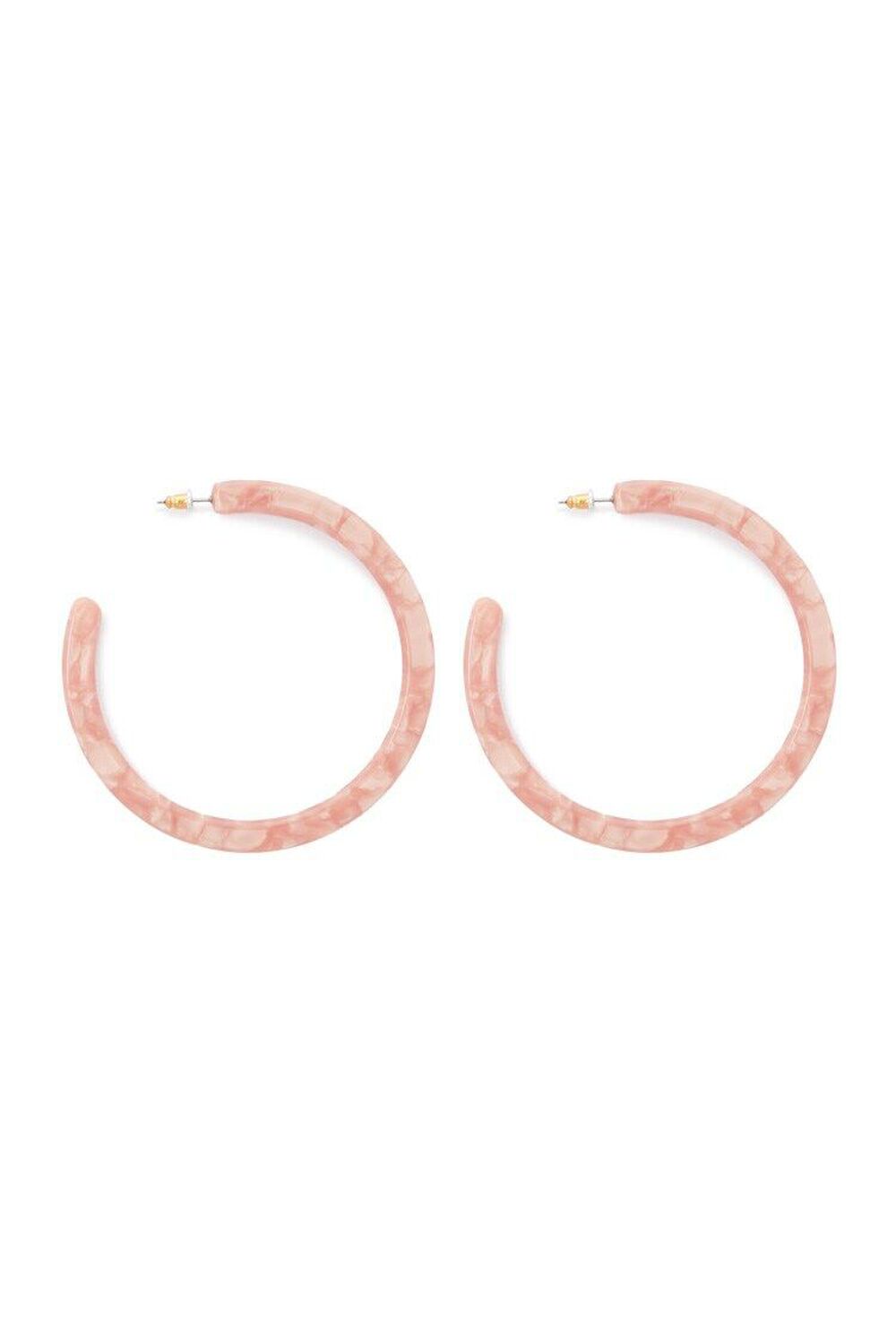 Marble Hoop Earrings, image 1