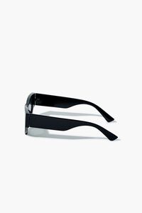 BLACK/BLACK Cat-Eye Frame Sunglasses, image 3