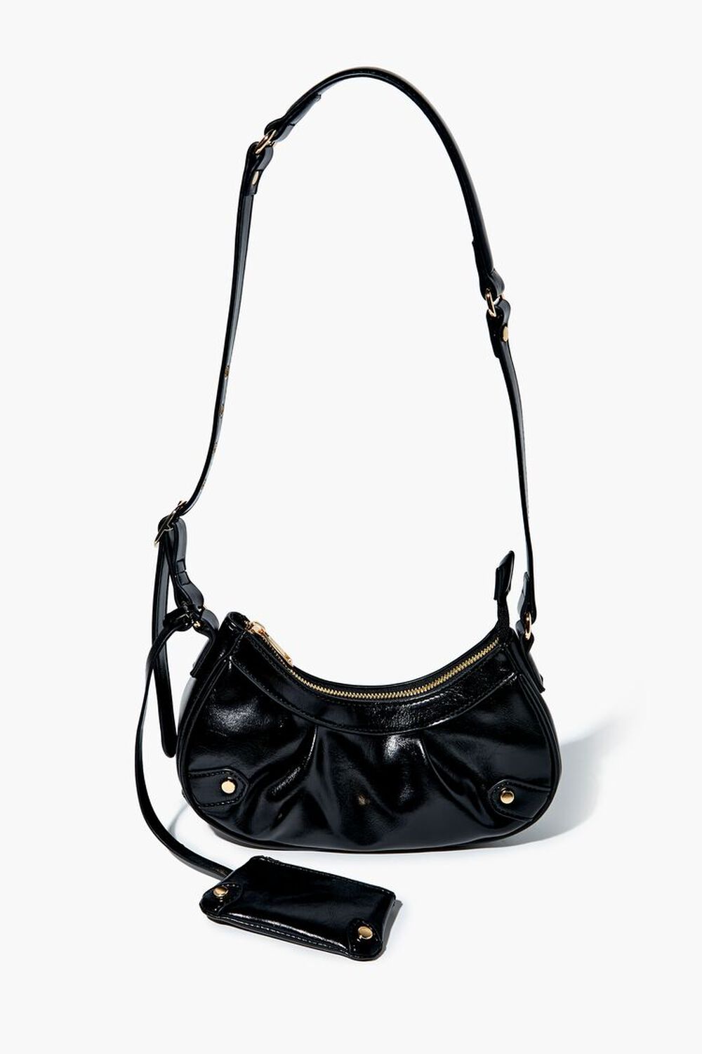 Together' shoulder bag and coin purse set Woman, Black