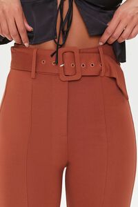 RUST Belted High-Rise Skinny Pants, image 5