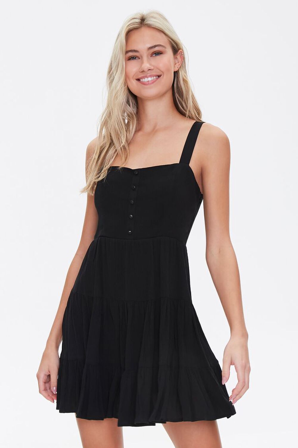 BLACK Sweetheart Fit & Flare Dress, image 1