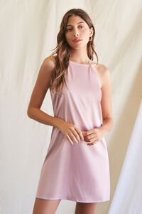 ROSE Satin Mini Cami Dress, image 1