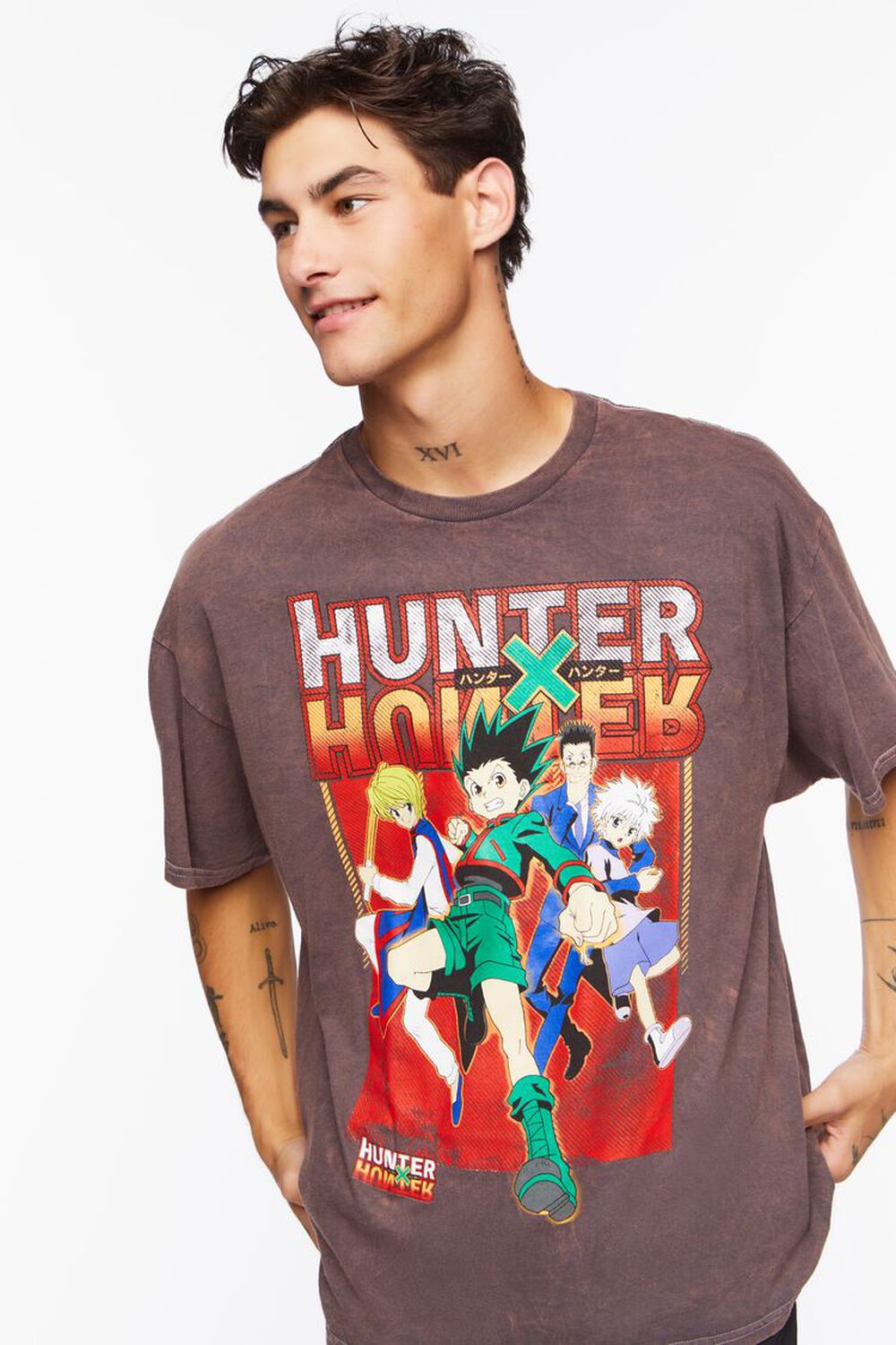 Hunter X Hunter Mens' Character Box Design Anime Graphic Print T-Shirt–  Seven Times Six
