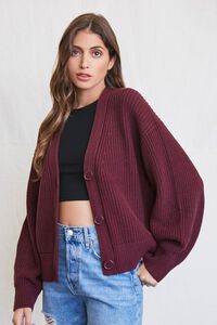 Ribbed Cardigan Sweater