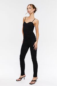 WASHED BLACK Ruched Sweetheart Jumpsuit, image 2