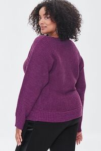 PLUM Plus Size Ribbed Knit Sweater, image 3