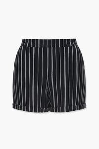 Plus Size Pinstriped Shorts, image 5