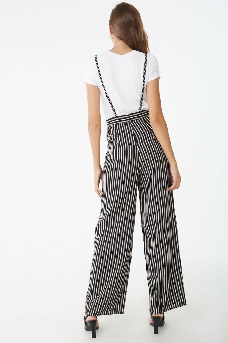 Outfit Suspender Pants T-shirt Trousers Suit 20cm Doll Clothes Striped  Shirt | eBay